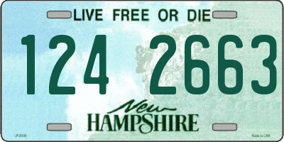 NH license plate 1242663