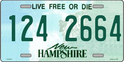 NH license plate 1242664