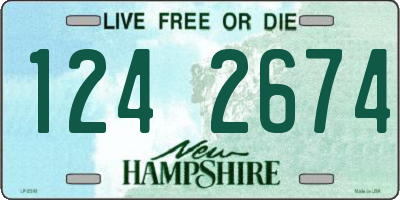 NH license plate 1242674