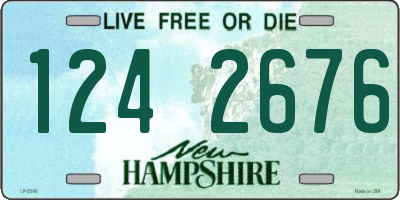NH license plate 1242676