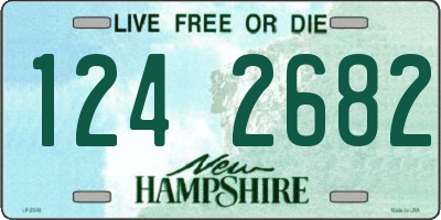 NH license plate 1242682