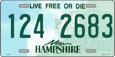 NH license plate 1242683