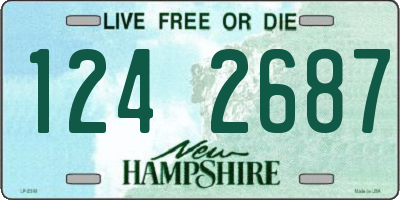 NH license plate 1242687