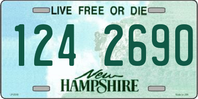 NH license plate 1242690