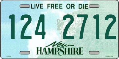 NH license plate 1242712