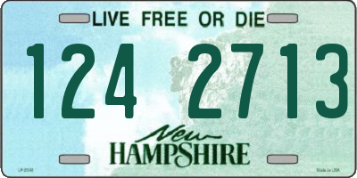 NH license plate 1242713