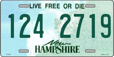 NH license plate 1242719