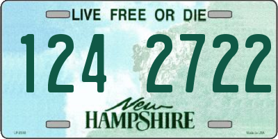 NH license plate 1242722