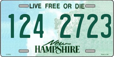 NH license plate 1242723
