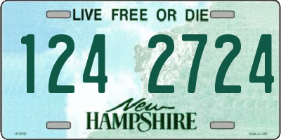 NH license plate 1242724