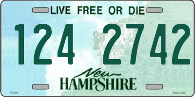 NH license plate 1242742