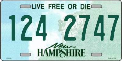NH license plate 1242747
