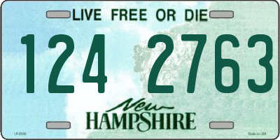 NH license plate 1242763
