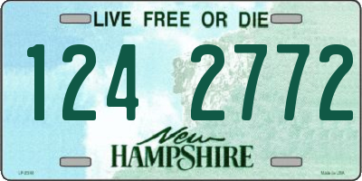 NH license plate 1242772