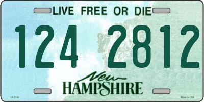 NH license plate 1242812