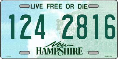 NH license plate 1242816