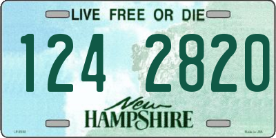 NH license plate 1242820