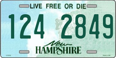 NH license plate 1242849