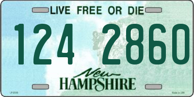 NH license plate 1242860