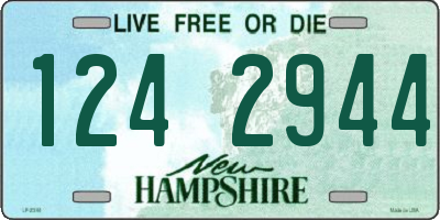 NH license plate 1242944