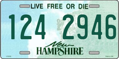 NH license plate 1242946