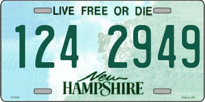 NH license plate 1242949