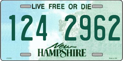 NH license plate 1242962