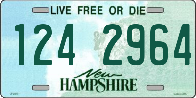 NH license plate 1242964