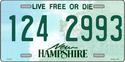 NH license plate 1242993