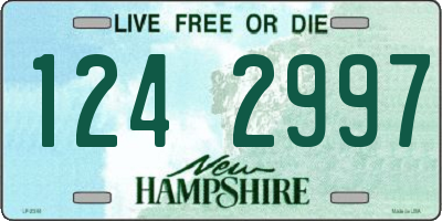 NH license plate 1242997