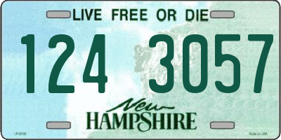 NH license plate 1243057