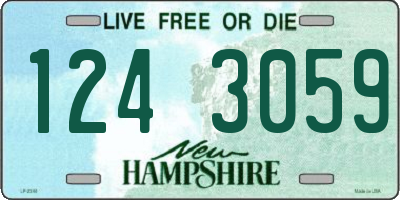 NH license plate 1243059