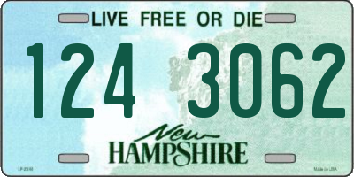 NH license plate 1243062
