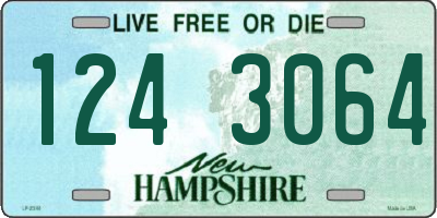 NH license plate 1243064