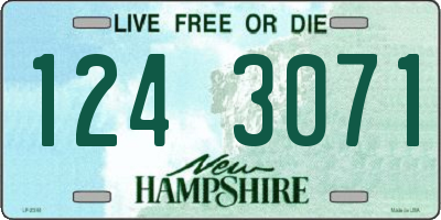 NH license plate 1243071