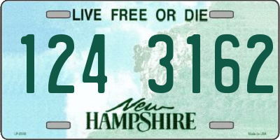 NH license plate 1243162