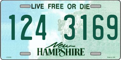 NH license plate 1243169