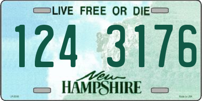 NH license plate 1243176