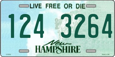 NH license plate 1243264