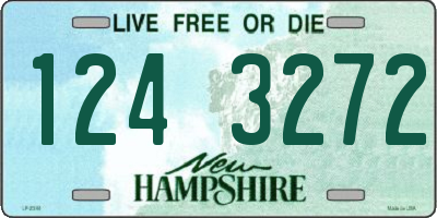 NH license plate 1243272