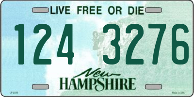 NH license plate 1243276