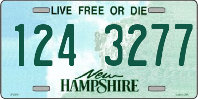 NH license plate 1243277