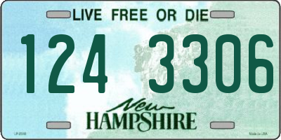 NH license plate 1243306