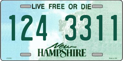 NH license plate 1243311