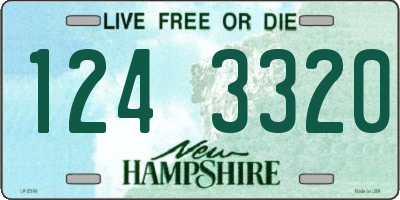 NH license plate 1243320