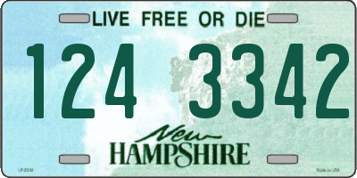 NH license plate 1243342