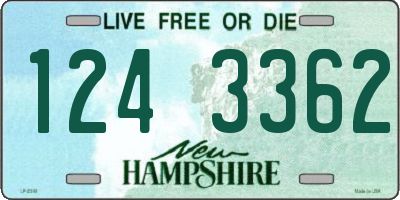 NH license plate 1243362