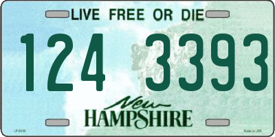 NH license plate 1243393