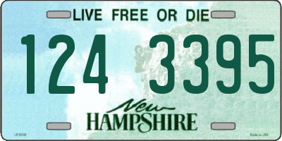 NH license plate 1243395