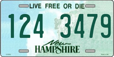 NH license plate 1243479